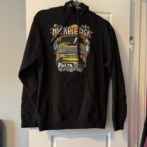 Black Graphic Hoodie